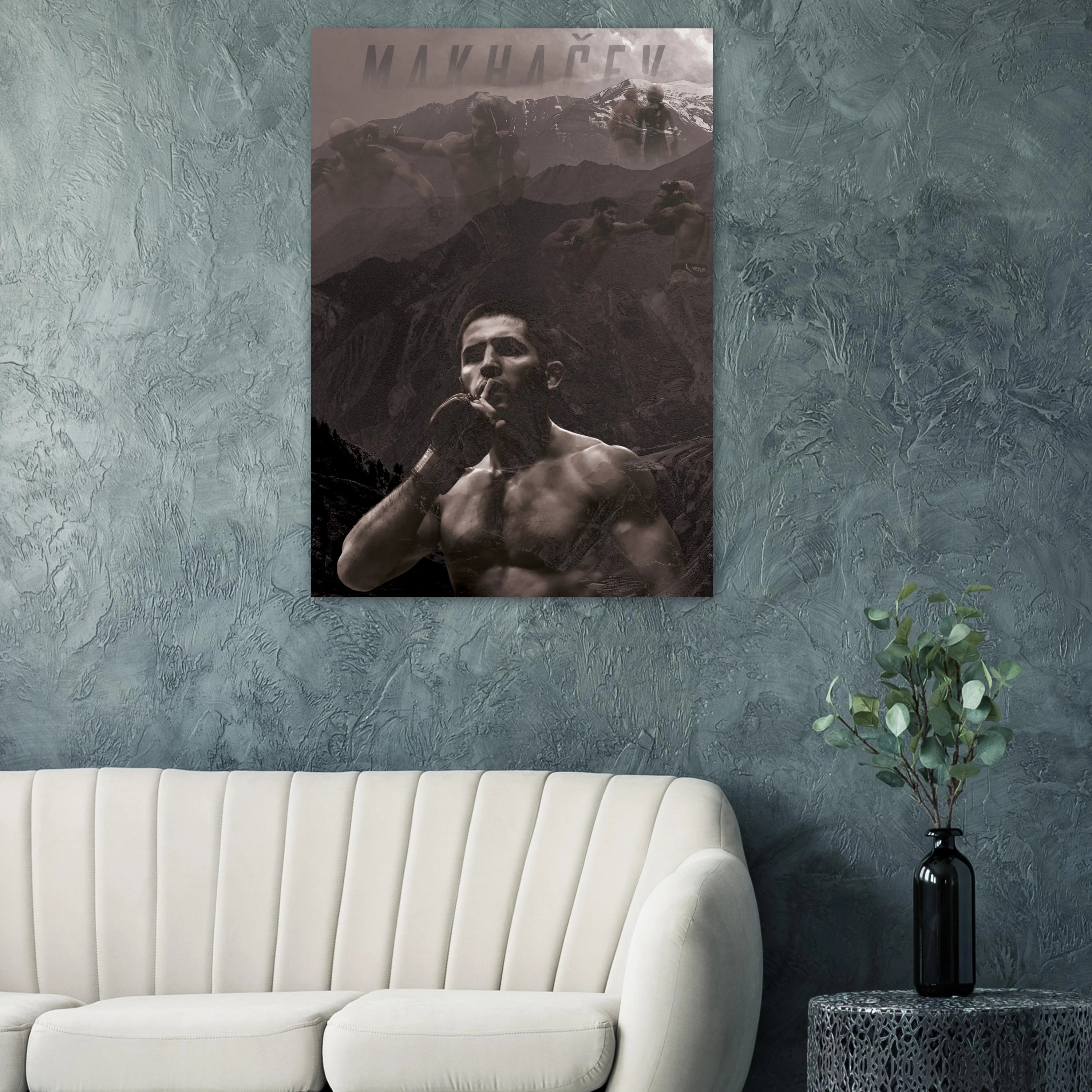 Islam Machačev - Fighter Poster